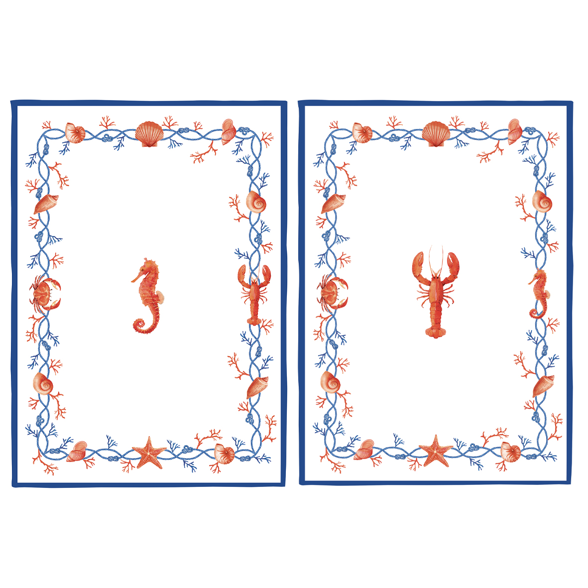 Set of 2 tea towels CÔTE DE MER - Image 2