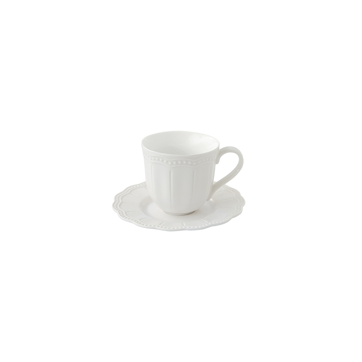 Tasse à café 110 ml en porcelaine ELITE WHITE