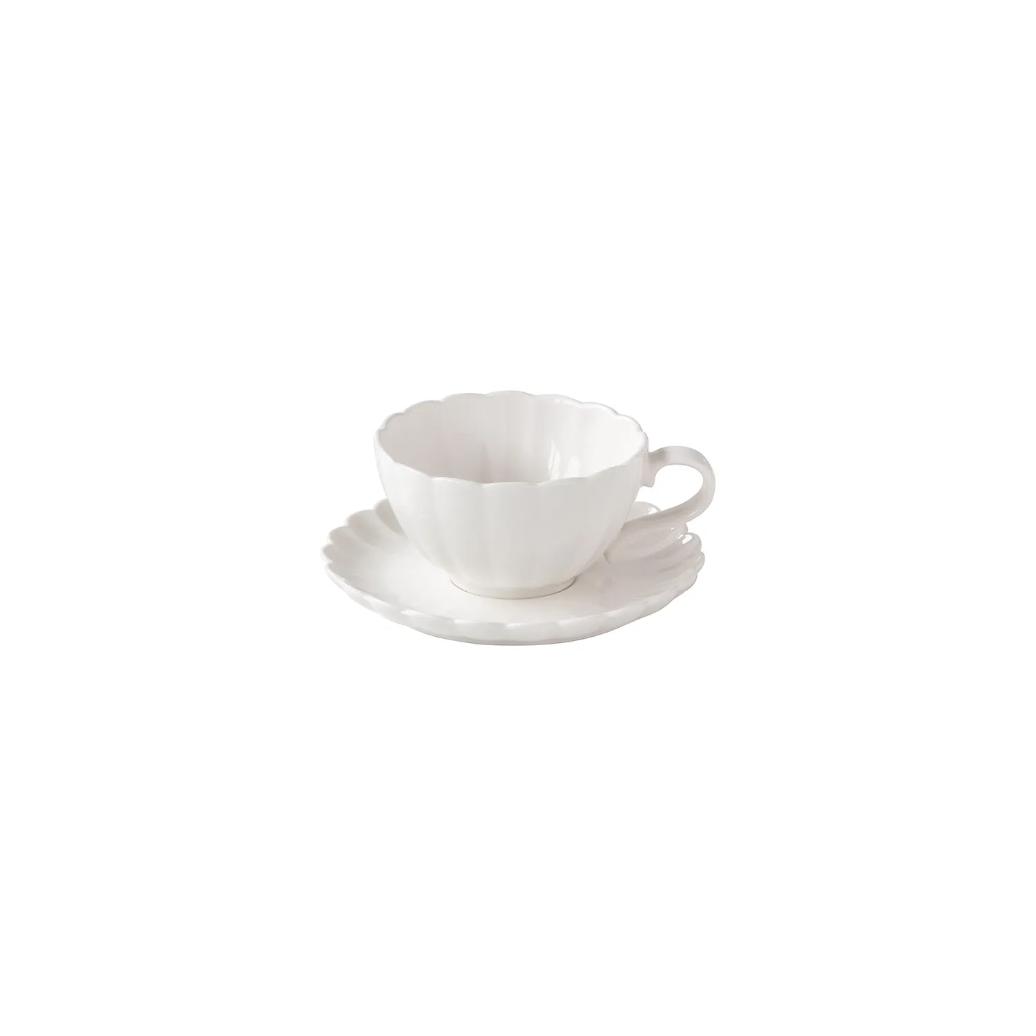 Tazzina da caffè con piattino in porcellana 110 ml LIFESTYLE