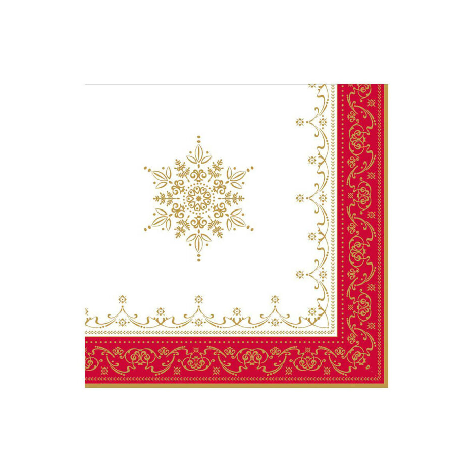Paquet de 20 serviettes en papier 33x33 cm HERMITAGE