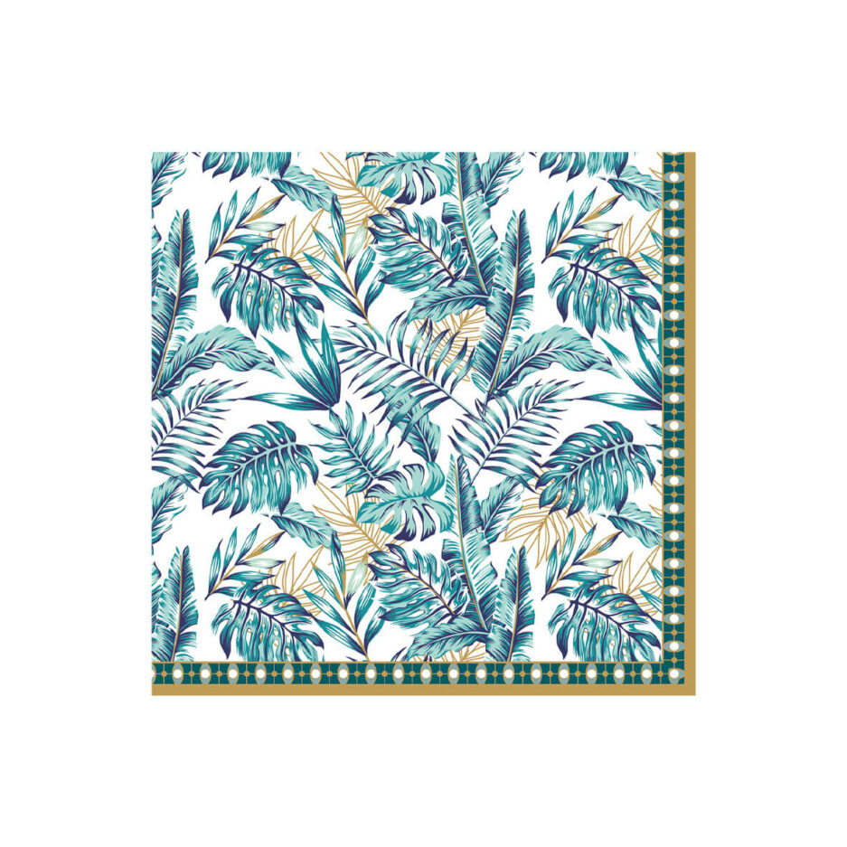 Confezione 20 Tovaglioli Carta 33x33 JUNGLE