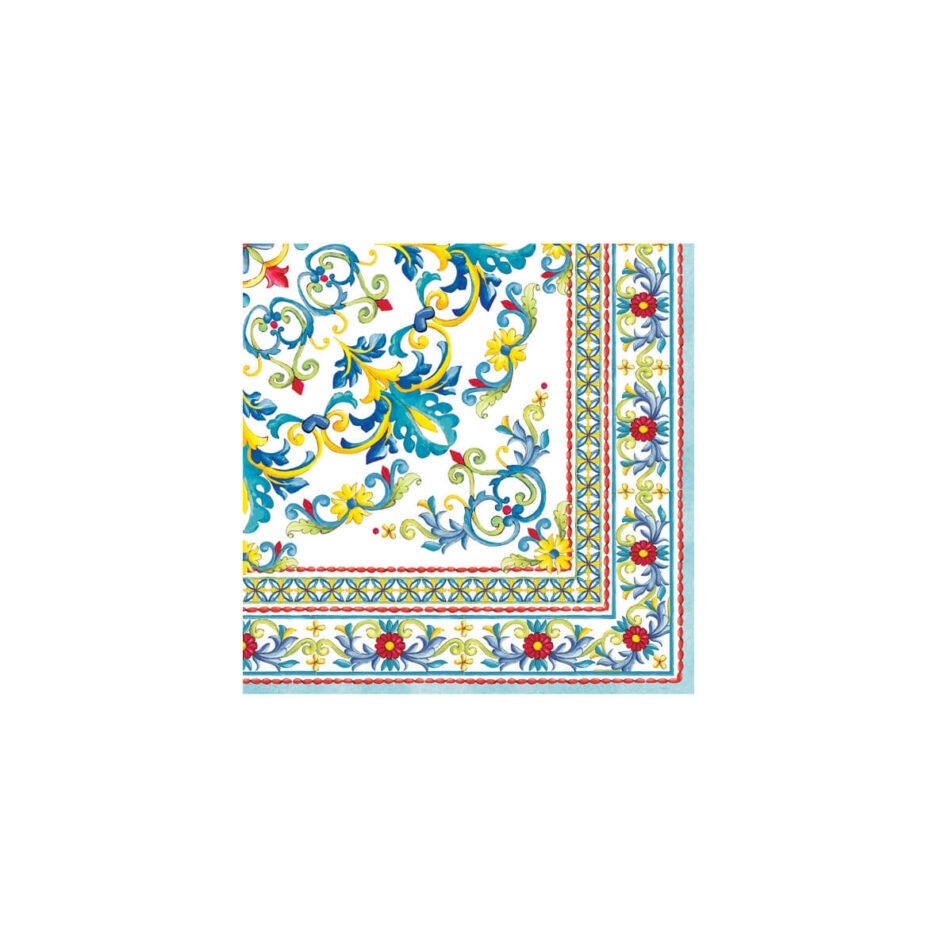 Pack of 20 Fashion paper  33x33 BLUE