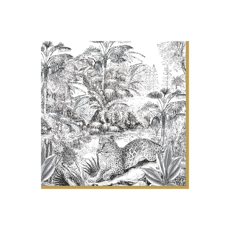 Pack of 20 paper napkins RETRO