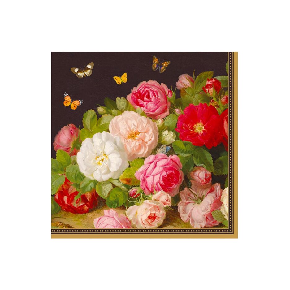Paquet de 20 serviettes Victorian GARDEN