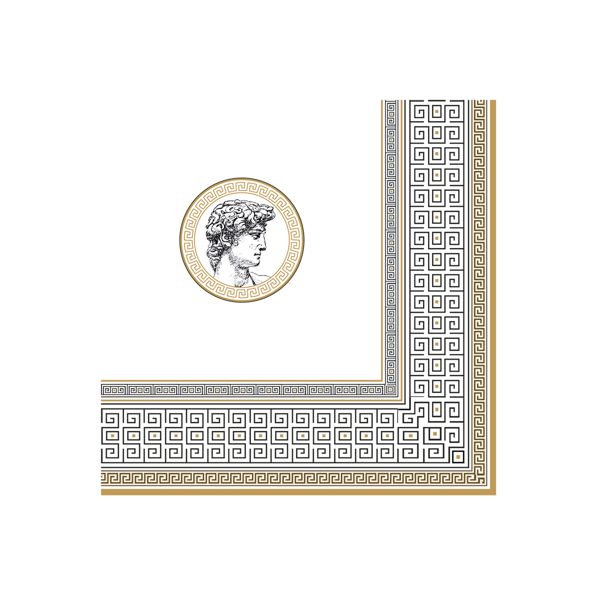 Pack of 20 paper napkins 3-ply PALLADIUM