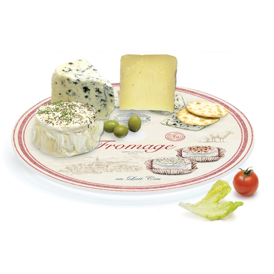 Revolving glass board Ø 32 FROMAGE