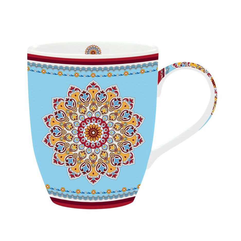 Set 6 Mug da 350 ml. in porcellana BLUE