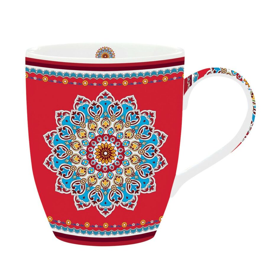 Set 6 Mug da 350 ml. in porcellana RED