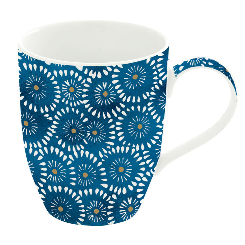 Set 6 Mug 350 ml. in porcellana SHIBORI 1
