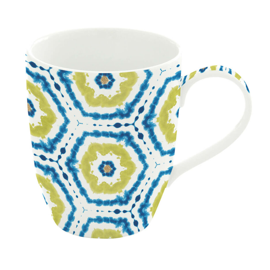 Set 6 Mug 350 ml. in porcellana SHIBORI 2
