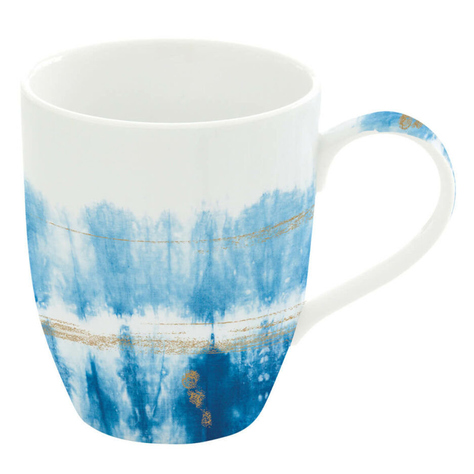 Set 6 Mug 350 ml. in porcellana SHIBORI