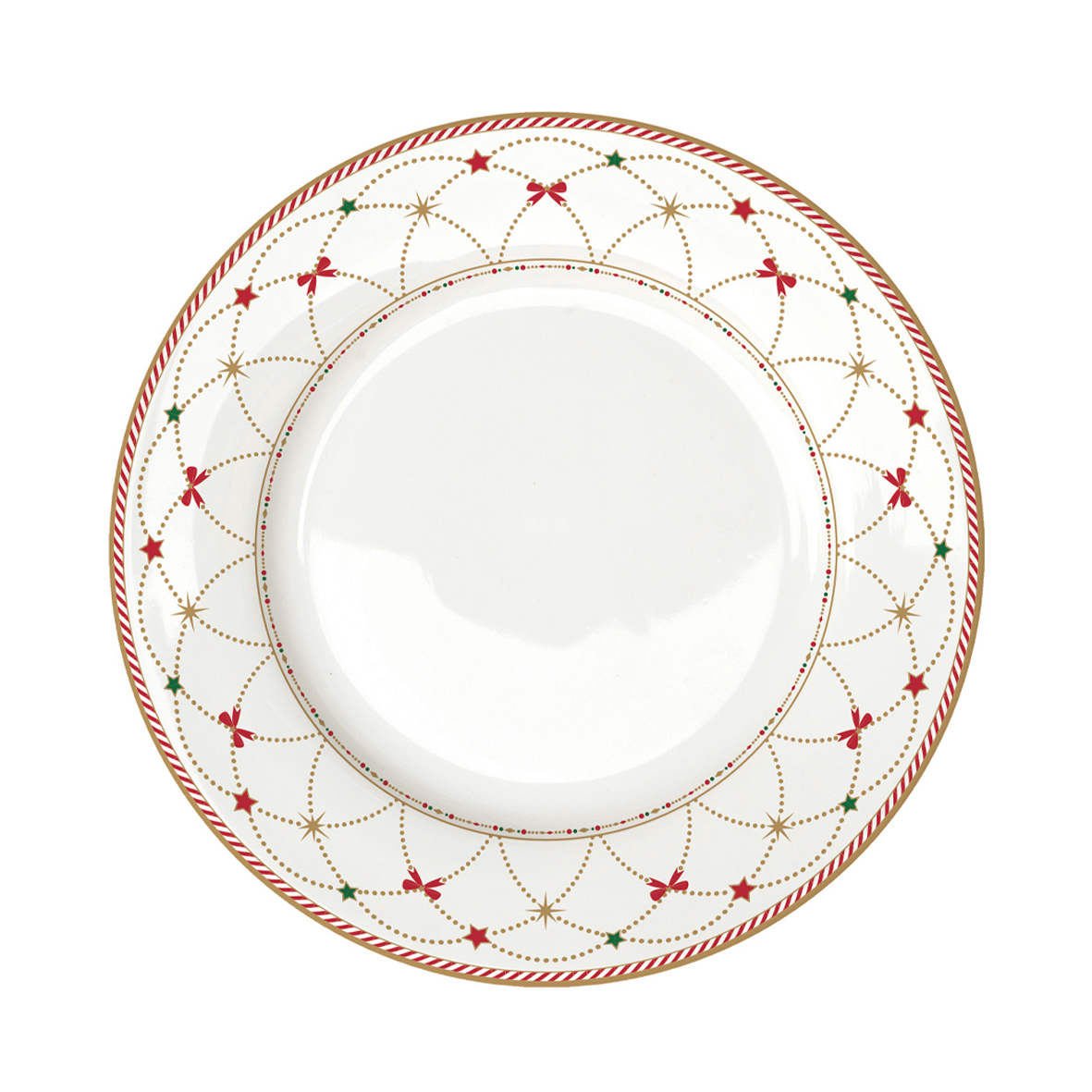 Assiette plate en porcelaine Ø 26,5 cm NUTCRACKER TWIST