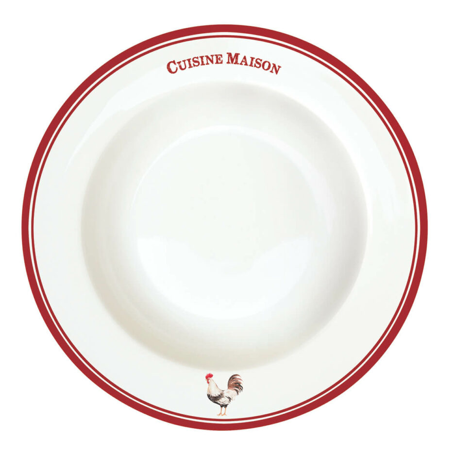 Set 6 Porcelain plates Ø21,5 cm
