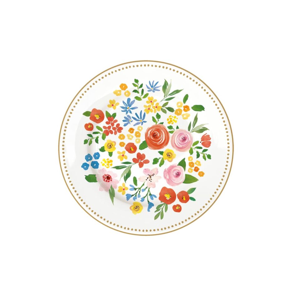 Assiette àdessert BOHO FLOWERS