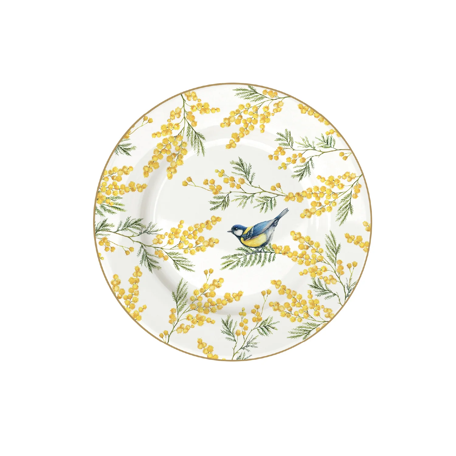 Dessert plate in porcelain Ø 19 cm MIMOSA