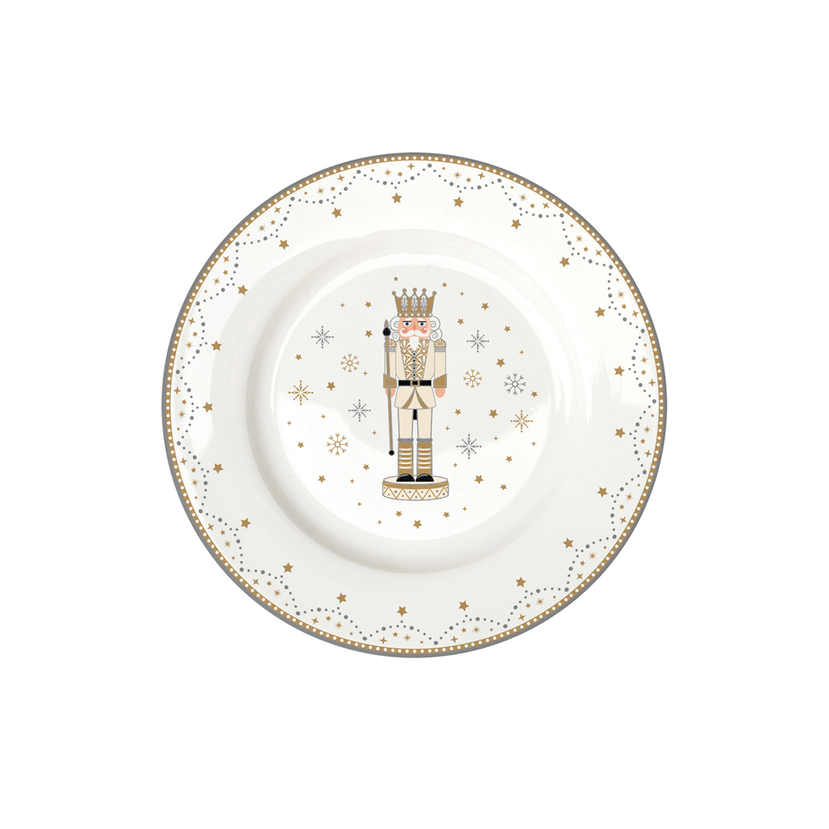 Assiette dessert en porcelaine Ø 19 cm ROYAL NUTCRACKER
