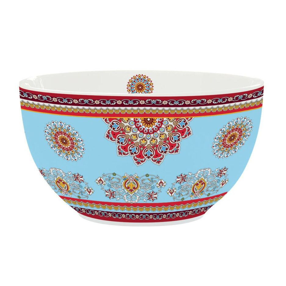 Set 6 ciotole in porcellana dia.12 cm. BLUE