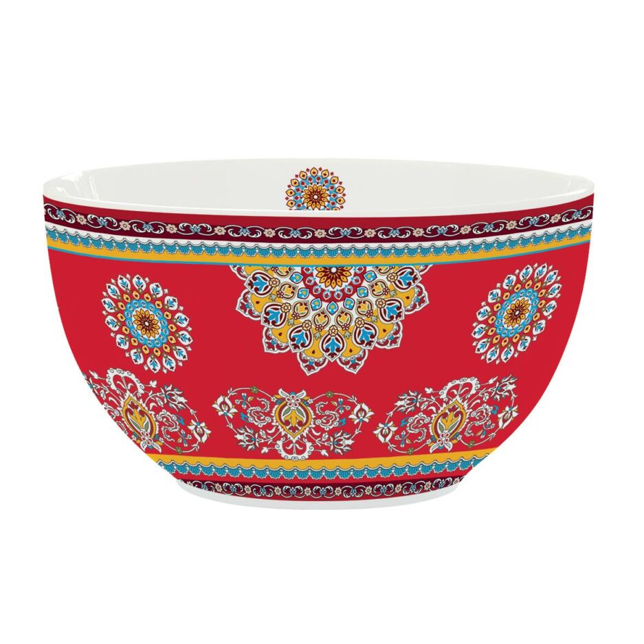 Set 6 ciotole in porcellana dia.12 cm. RED