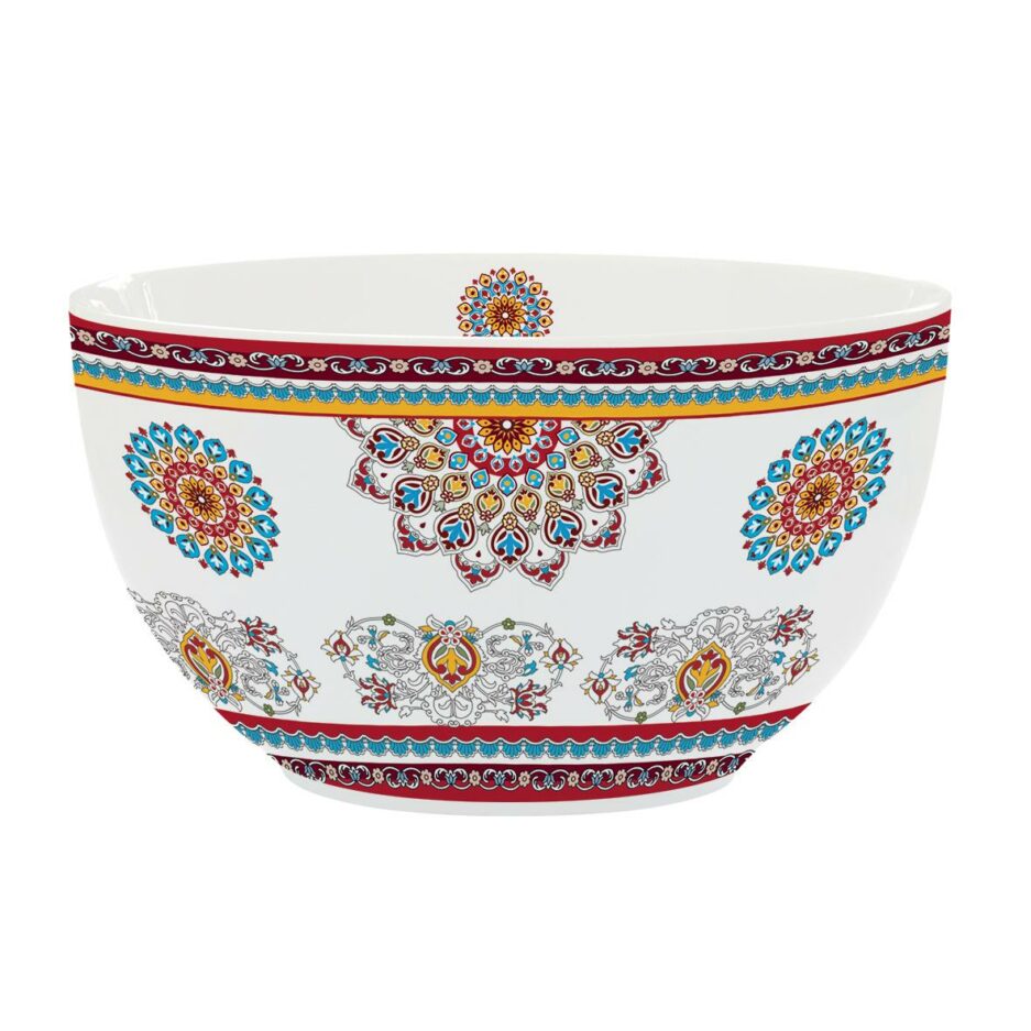 Set 6 ciotole in porcellana dia.12 cm. WHITE