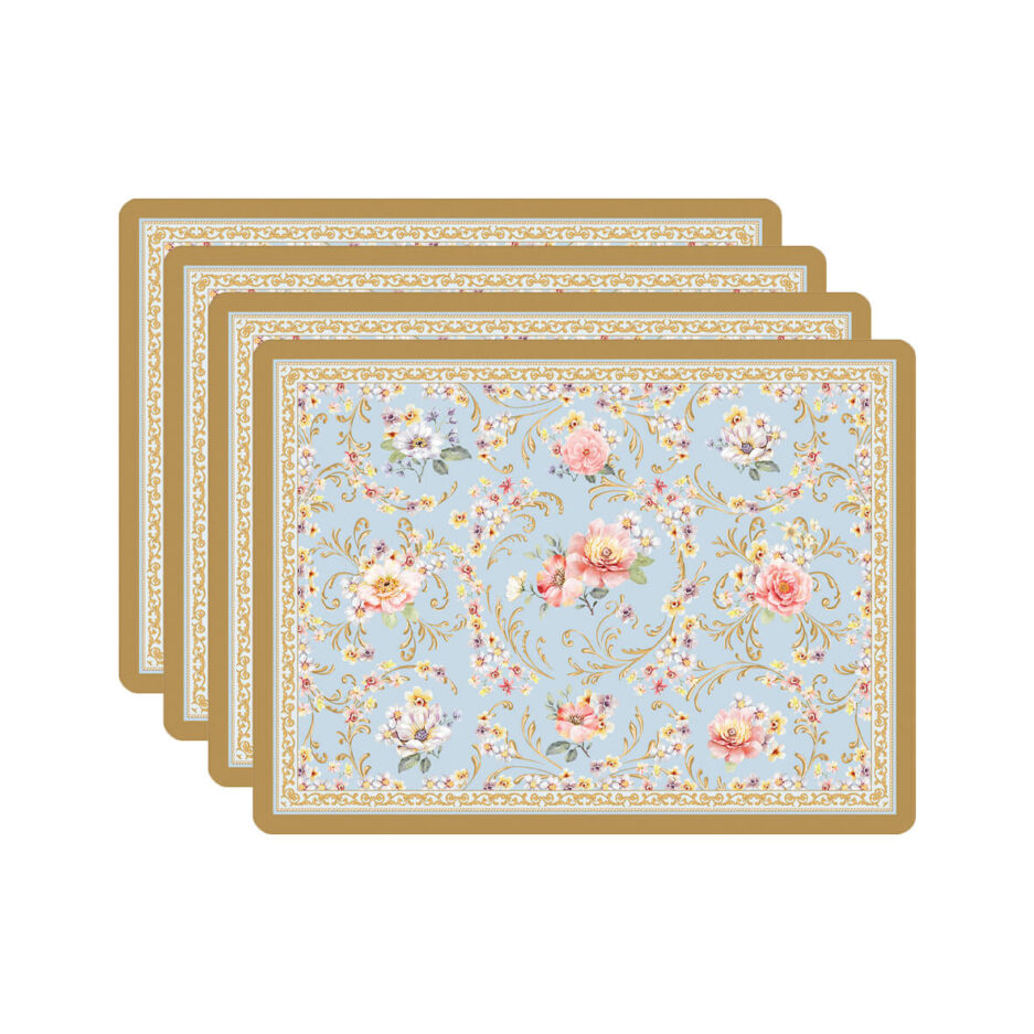 Ensemble de 4 sets de table Majestic FLOWERS