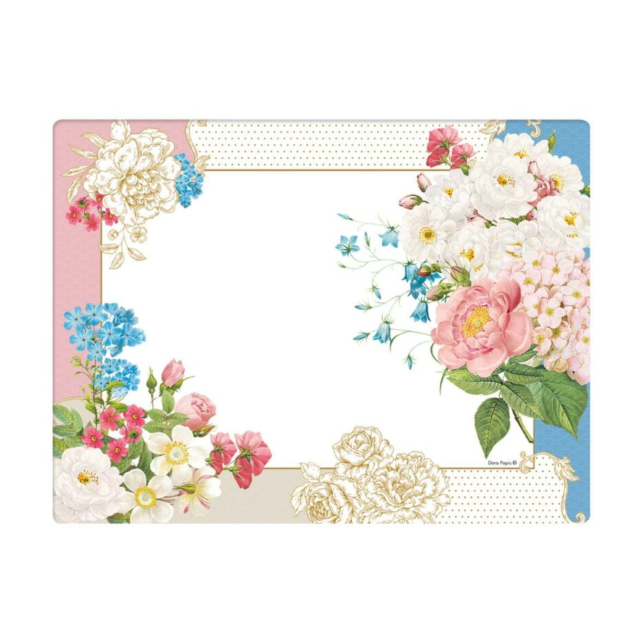 Coffret de 4 sets de table en liège de dimensions 40x30 cm PRINTEMP