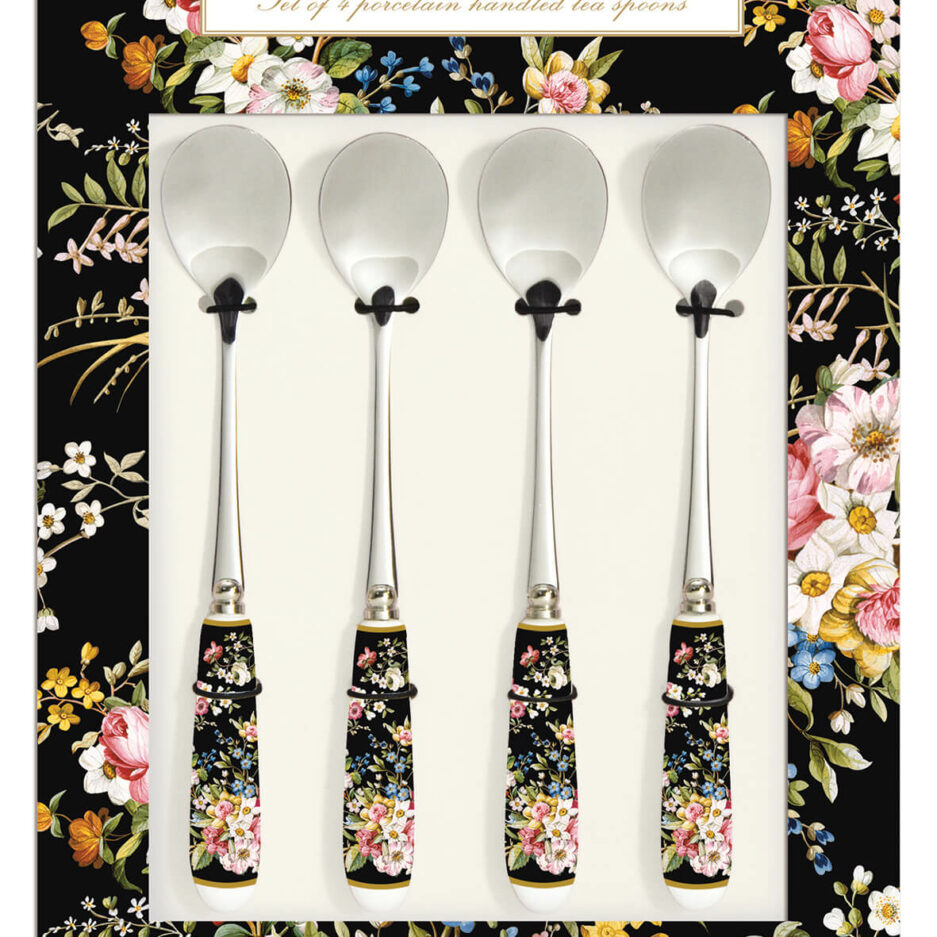 Set 4 cucchiaini da the BLACK