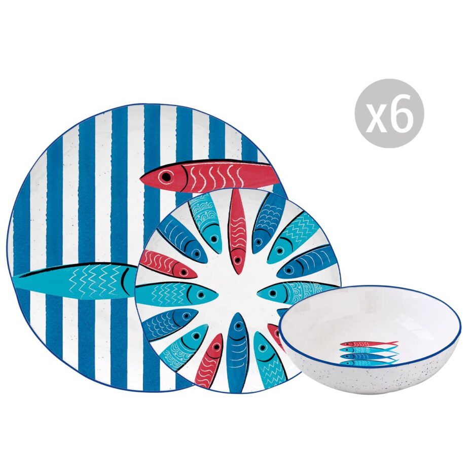 Set 12 plates NUTCRACKERS