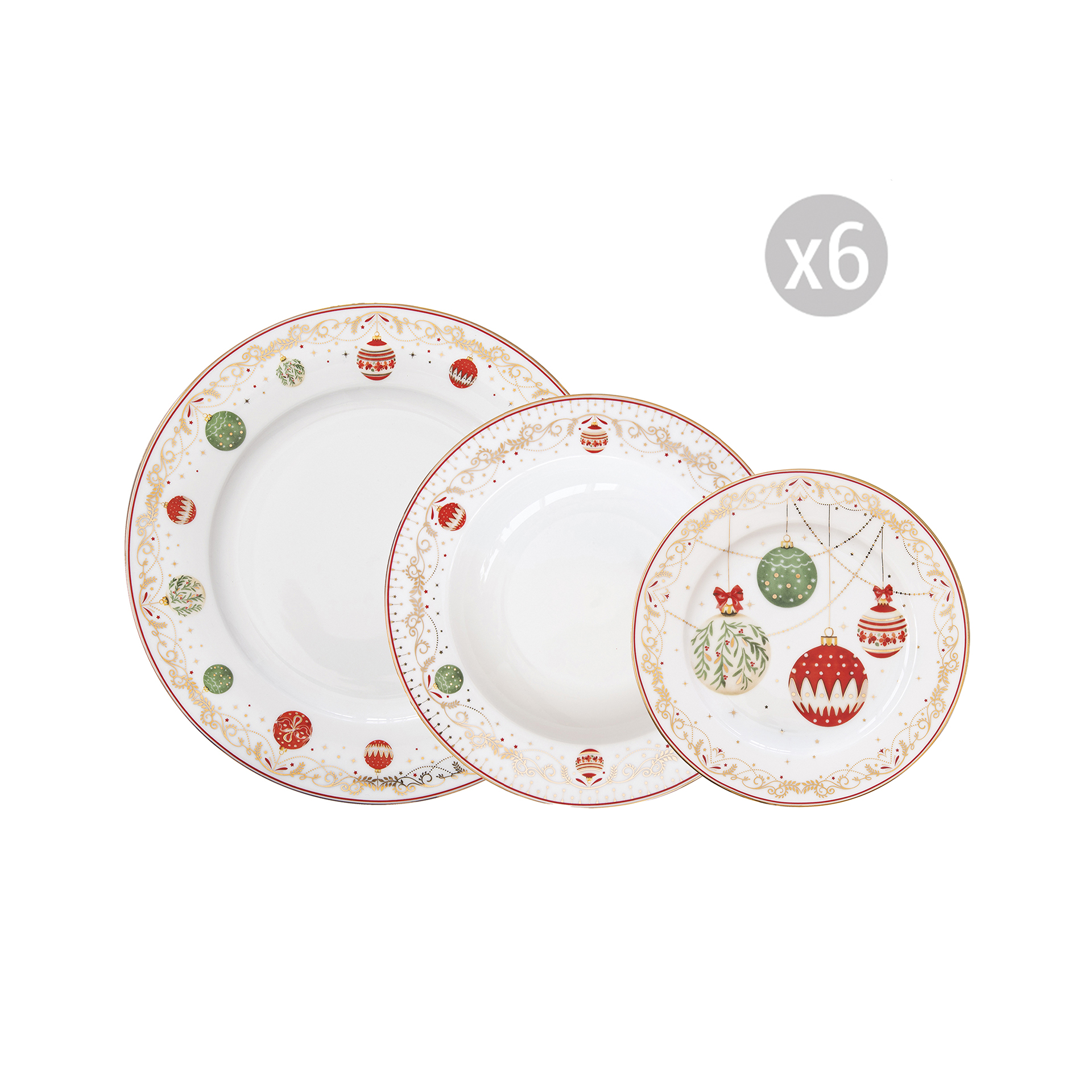 Table service 18 pieces CHRISTMAS EVE