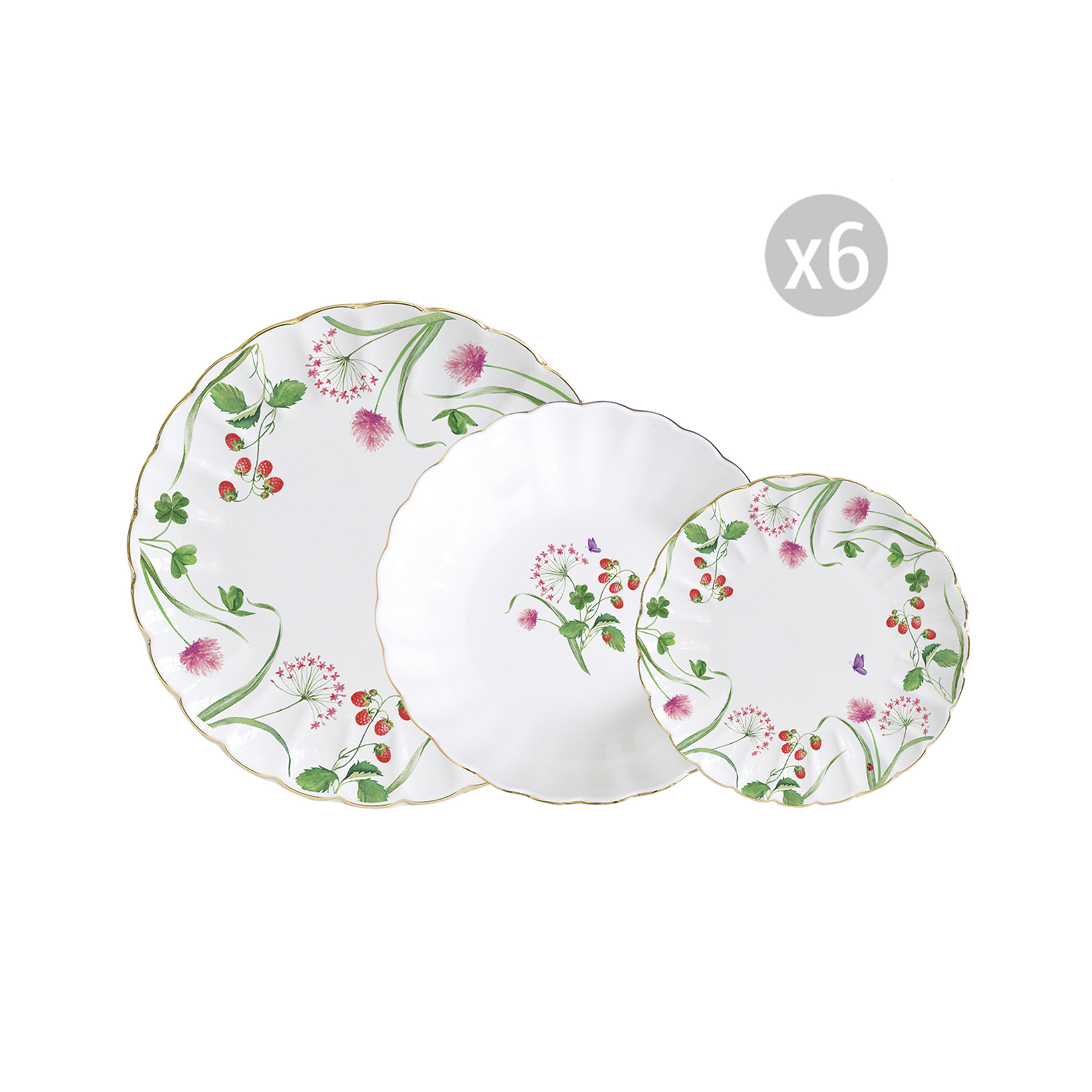 Servizio da tavola 18 pezzi EN PLEIN AIR